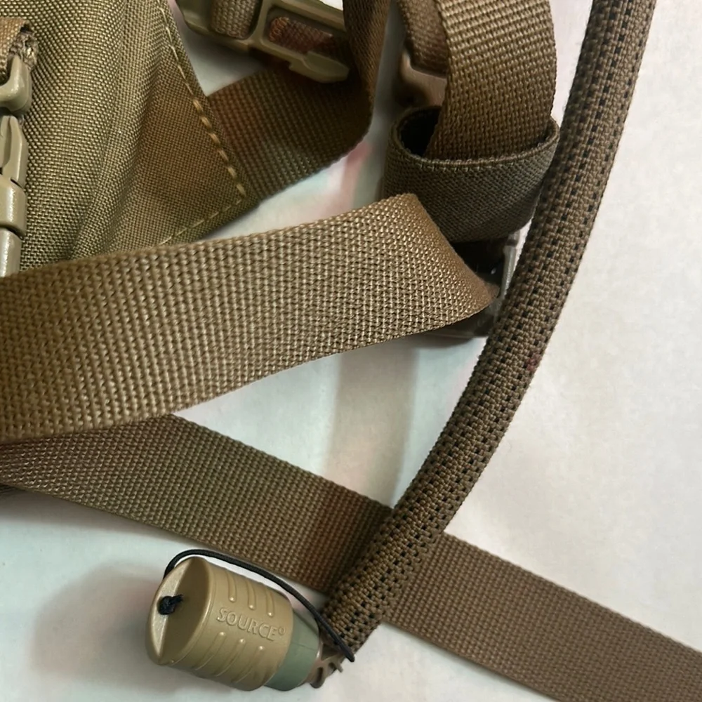 Tan Backpack with Padded Straps and Durable Fabric